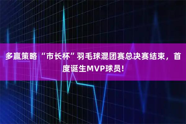 多赢策略 “市长杯”羽毛球混团赛总决赛结束,首度诞生MVP球员!